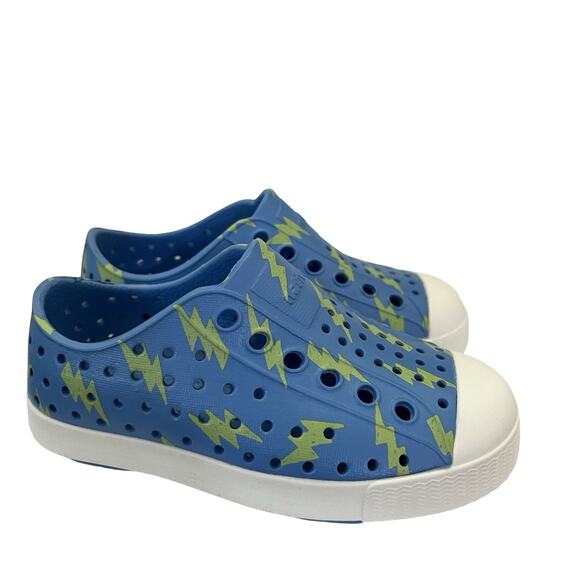 Native Baby Toddler Jefferson Sneakers in Sugarlite Print Size 7 Water Shoes NIB - Picture 1 of 8